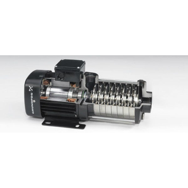 Grundfos CM I 304 Stainless Steel Horizontal Multistage Pumps Complete With Direct Coupled 2900RPM Electric Motor 230V 1ph 50Hz - Image 2