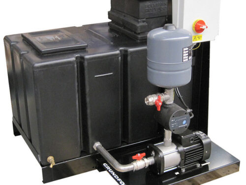 Grundfos Water Transfer Sets with 100 Gallon Break Tanks Byepac CM3 400V 3ph 50Hz