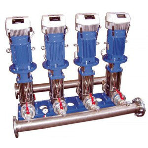 Lowara Single Pump Variable Speed Booster Sets with e-SV Vertical Multistage Pumps Series GHV10 5m3/h Flow Rate