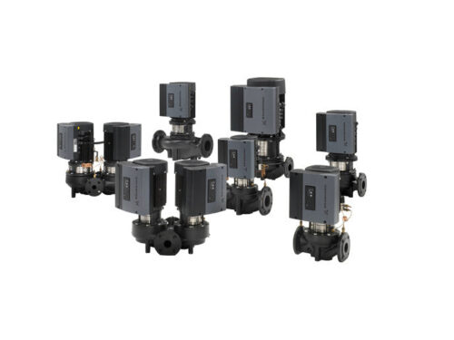 Grundfos TP HWS Single Head In Line Series 200 Bronze Pumps 2 and 4 Pole with 2900 RPM Electric Motor 380-415V 3ph 50Hz