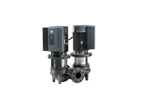 Grundfos TPD Single Stage Twin Head In Line Series 200 Pumps 2 and 4 Pole Complete With Three Phase 2900 RPM Electric Motors 380-415V 3ph 50Hz (RUUE)